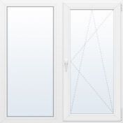 REHAU EURO DESIGN поворотно-відкидне